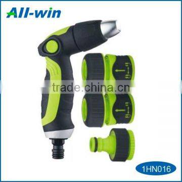 High-quality metal 3 way hose nozzle set with waterstop hose connector