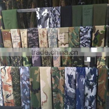 50 Cotton 50 Polyester Double Ply Yarn Camouflage Knitted Military Fabric photo-2