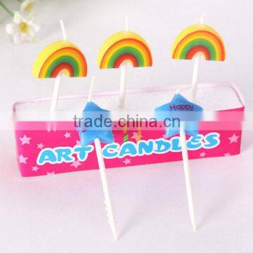 Rainbow and Star Shape Birthday Candle for Children photo-3