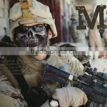 Plastic Cheap Horror Skull Half Face Mask photo-2
