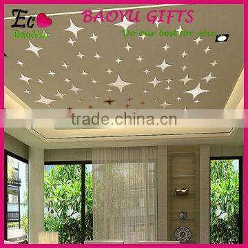 Collocation photo wall stickers,Art mirror starshine wall stickers,Three-dimensional decorative mirror wall stickers