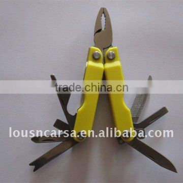 Yellow handle romotional gifts outdoor hand tool & multi tool gift