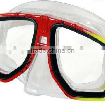 PVC frame diving equipment diving glass Junior PVC Mask