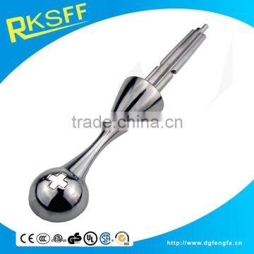 Manufacturer Cheap Die Casting Zinc Alloy Chrome Plated Spoon Head photo-5