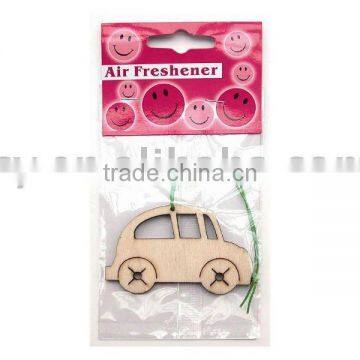 2015 die cut car shaped wood air freshener