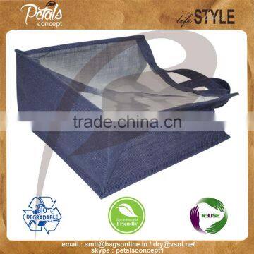 Clear Pvc Tote Bag With Jute - Made by Petals Concept - Promoted by .com photo-5