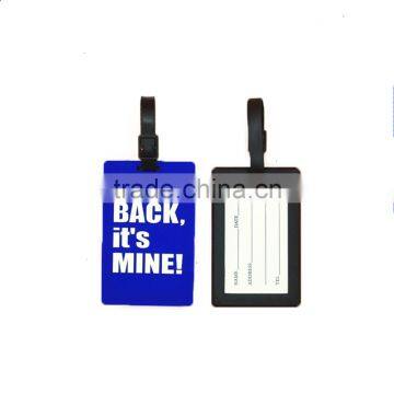 Promotion Gifts Traveling Tags / Silicone Custom Luggage Tag for Traveling photo-2