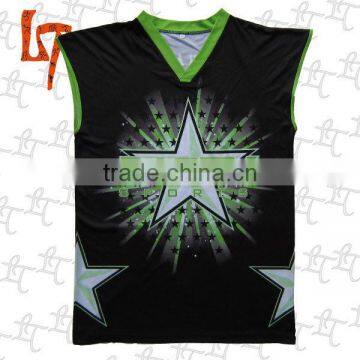 custom sublimation sleeveless football jersey/uniform/wear