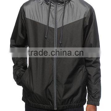 Custom 100% Nylon Softshell Jacket Waterproof Men Windbreaker photo-4