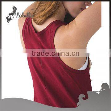 Naturally Breathable Fabric for V-neck Tank Without Shelf Bra photo-4