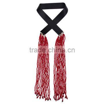 Big Brand Colorful Small Beads Tassel Necklaces for Womens Jewelry