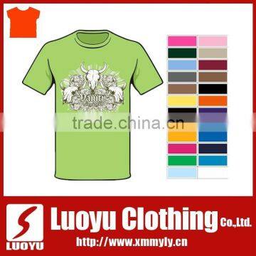 Silk screen printing bull stock design tshirt