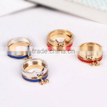 Korean Style Fashion Zircon Titanium Steel Rings Women Titanium Finger Rings for Love Gifts photo-5