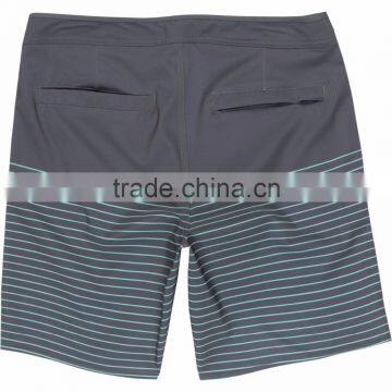 Sinner Stripe Boardshort Summer Quick-Drying Comfort Fly Zipper Beach Pants 90% Polyester 10% Elastane Customize Babric photo-5