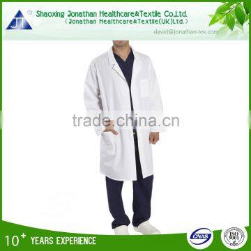 2017 Unisex coats white doctor wear lab coat