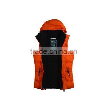 Cheaper Women's Winter Lightweight Vest Jacket Coat With Detachable Hood photo-2