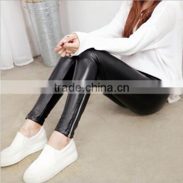 EY0061L Women Classic PU Leggings Wholesale