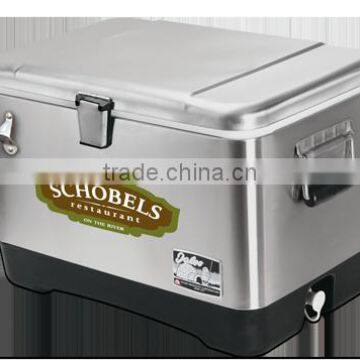 USA Made Igloo Stainless Steel 54 Quarts Cooler - Made From Durable, Rush Resistant Stainless Steel and Has a 85 Can-capacity photo-3
