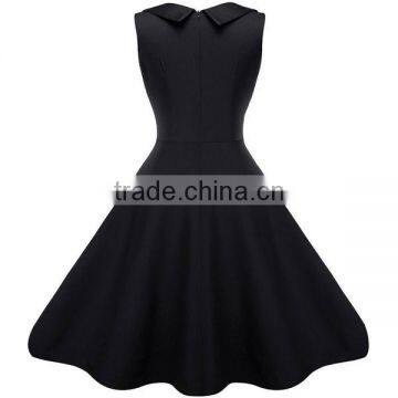 Walson Women Retro Popular Party Dresses Lady Tube Short V-neck Mini Casual Clothing Pinup Hip Hop Vintage Dress photo-4