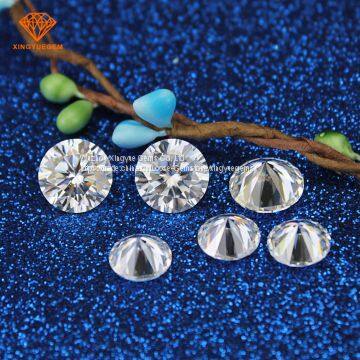 Simulate diamonds DEF clear white 6.5mm 1 carat moissanites loose stone for ?jewelry making