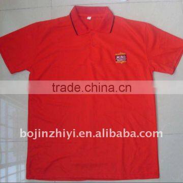 red custom t-shirts polos men