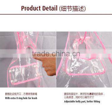 Dog Rainwear Transparent EVA With Adjustable Belly Part photo-6