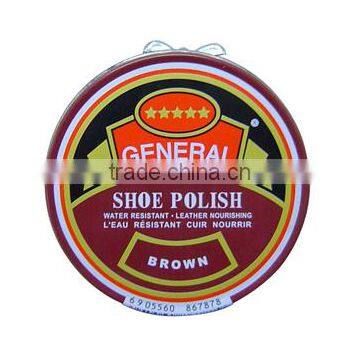 Solid high quality black tin shoe polish