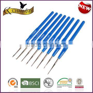 Hot Sale Crochet Hook Knitting Needle Crochet Hook Set Plastic Handle With Good Price photo-2