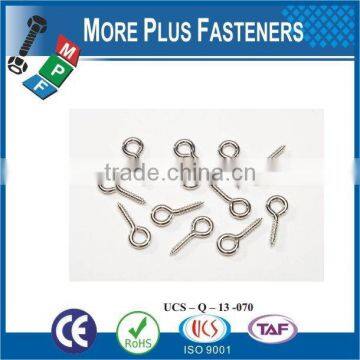 Made in Taiwan High Quality Stainless Steel Hook Lifting Eye Bolt