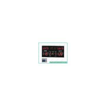 High School Electronic Basketball Scoreboards With Single Face Led Digital Display