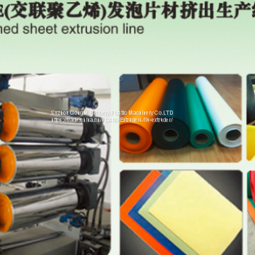 2021TPE/XPE/PVC/NBR/EVA Foam Yoga Mat Making Machine(extruder+3 Rollers Calender Machine) photo-3
