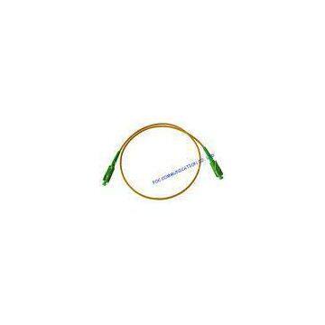 MU Fiber Optic Patch Cord For Fiber Optc Devices , simplex patch cord 2.0mm