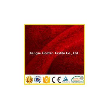 China Supplier Hot Sales Plush Embossed Anti Slip Velboa Fabric