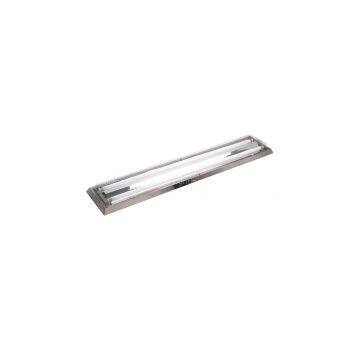 cleanroom light fixture with stainless steel frame