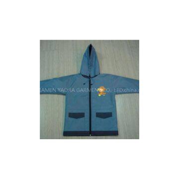 YJ-1141 Cute Toddlers Kids Ultralight Cartoon Rain Jacket Designer Raincoat