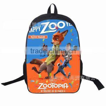 (Best Gift)New Movie Zootopia Fashion Schoolbag for Children Factory Direct Sale Wholesale Cartoon Kids Backpack photo-4