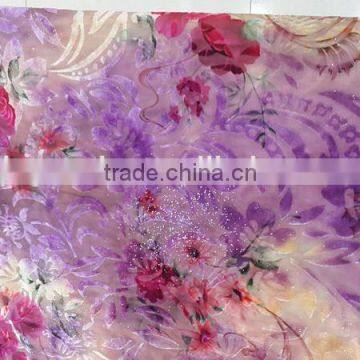 Soft Sprinkle Gold Burnout Fabric