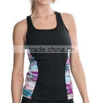 womens cotton lycra tank tops U back and U front Hot fashion 2014