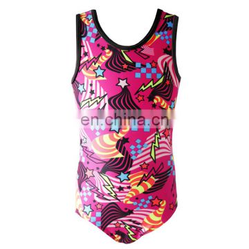 NT16051 printing gymnastics leotards,girls leotards,swimsuit leotards for girls