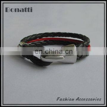 new fashion design leather wrap bracelet