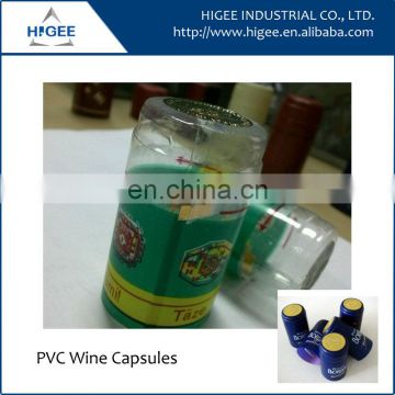 PVC heat shrinkable film Wine capsule,olive oil glass bottles capsule wholesale