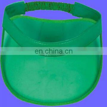 Green Casino Style Dealer Visor pvc sun visor