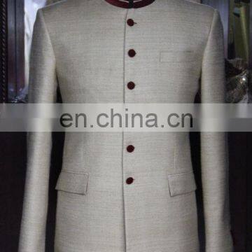 Indian Bollywood Handmade Indo Western Men's Classical Nehru coat wedding dress Jacket Blazer Bridal Wear