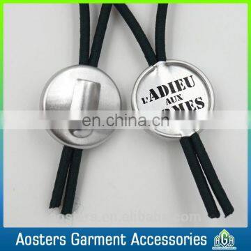 wine bottle aluminum seal tag with elastic string