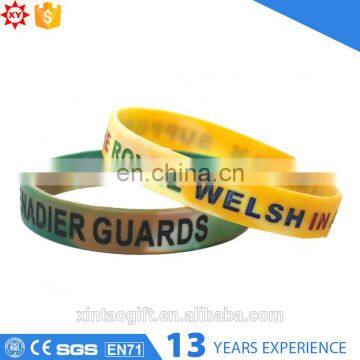 Silicone material custom silicone bracelet