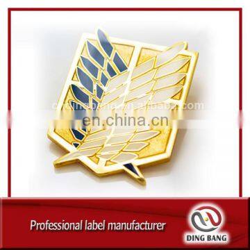 10 Years Experienced Factory Color Enamel Type And Military Cluth Type Fashional Decoration Gold Lapel Pin