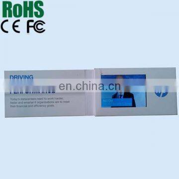 Video brochure/lcd video brochure/video greeting card