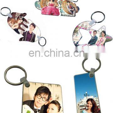 high quality retangular MDF sublimation keychain of good price