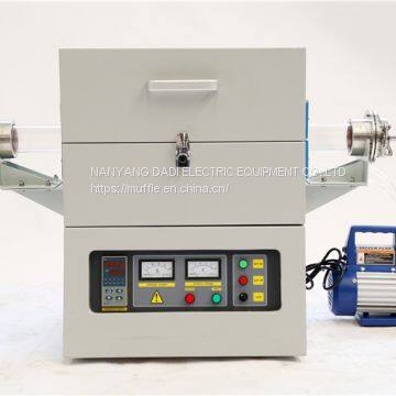 1200.C High Temperature Electric Vacuum Sintering Tube Furnace For Minerals Chemicals Powders Analysis photo-2