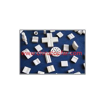 Ceramic welding backing block